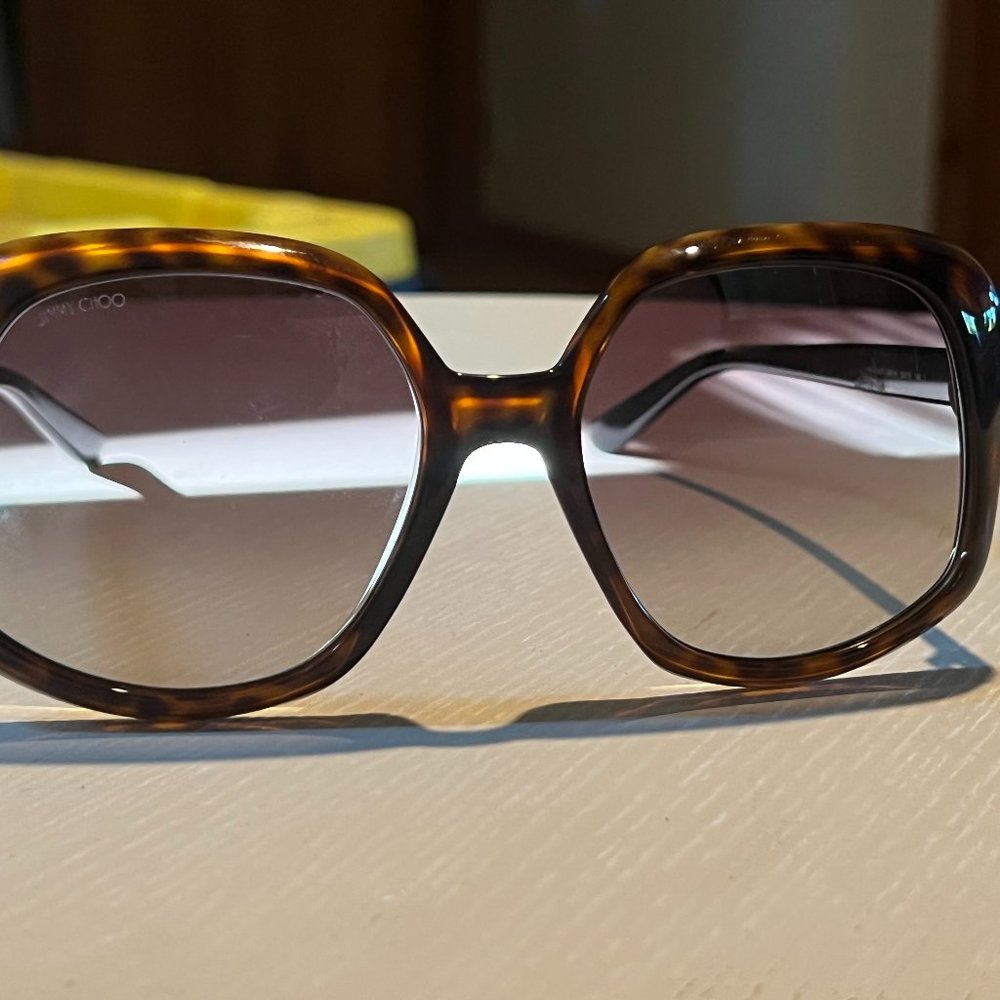 Jimmy Choo Amada/S Tortoiseshell sunglasses